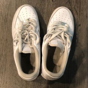 Nike White shoes AF1 5.5Y